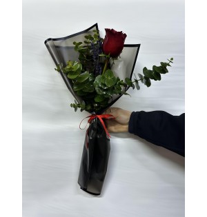İTHAL KIRMIZI TEK GÜL VE MİS KOKULU LAVANTALAR